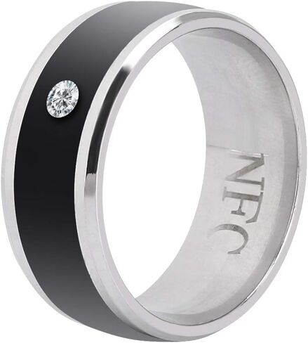 Smart Ring, NFC Multi-Function Smart Rings Magic Wearable Device Universal for Mobile Phone, Connecte to The Mobile Phone Function Operation and Sharing of Data(11in) in Saudi Arabia