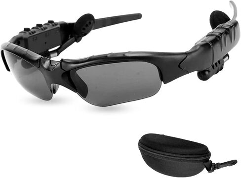 Wireless Sunglasses with Headphones Smart Glasses Men Women Sport Glasses Wireless Music Sunglasses Headset Stereo Sound Built-in Mic Handfree Earphone for Smart Phone Outdoor Driving Cycling Work in Kuwait