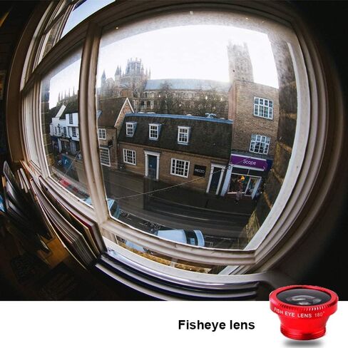 3 in 1 Cell Phone Camera Lens Kit Wide Angle Macro Fisheye Lens Universal for Smart Phones iPhone Samsung Android in Kuwait