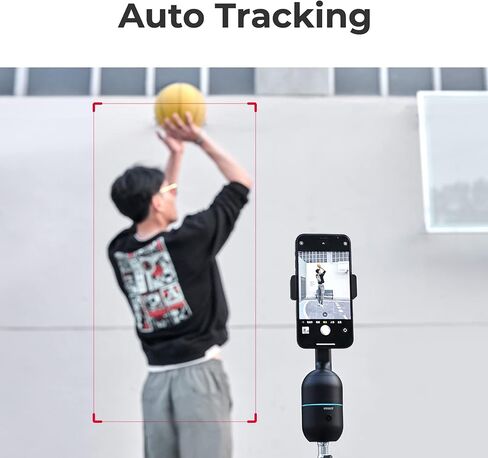 OBSBOT Me AI-Powered Phone Mount, Auto-Tracking Phone Mount with Wide-Angle Sensing Camera, Content Creation Kit for Vlogging, Streaming and Video Calls in Saudi Arabia