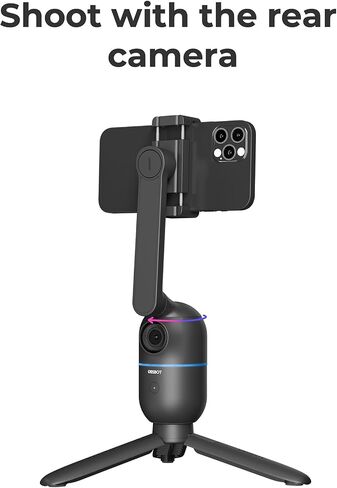 OBSBOT Me AI-Powered Phone Mount, Auto-Tracking Phone Mount with Wide-Angle Sensing Camera, Content Creation Kit for Vlogging, Streaming and Video Calls in Saudi Arabia