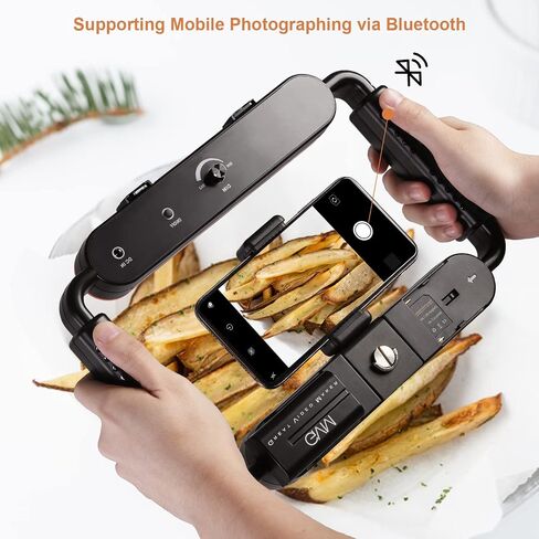 GVM Gimbal Stabilizer Phone Video Light Kit for iPhone, Smartphone, Content Creator Kit, 5600K LED Equipment with Microphone &Tripod for Recording, Vlogging, Live Streaming, YouTube, TikTok in Saudi Arabia
