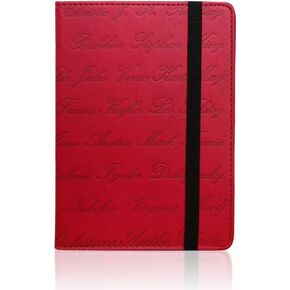 Book Style Pu Leather Case Cover for 6" ebook Reader Case Cover for Sony/kobo/Pocketbook/Nook/tolino 6inch ebook Reader (Author-Blue)