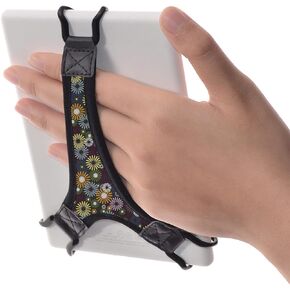 TFY Security Hand Strap Holder for 6" E-Readers Secure Grip 6" Black in Kuwait