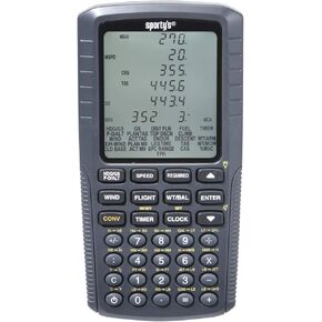 Sporty's Electronic E6B Flight Computer for Pilots - Approved for Use on FAA Tests in Saudi Arabia