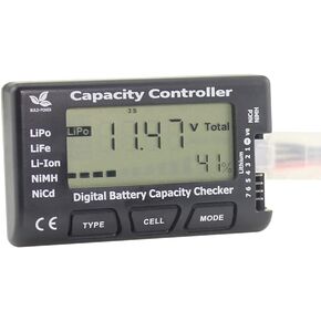 SoloGood RC Cellmeter 7 Digital Battery Capacity Checker Lipo Battery Tester RC Battery Voltage Tester for LiPo/Li-ion/Nicd/NiMH Battery in Kuwait