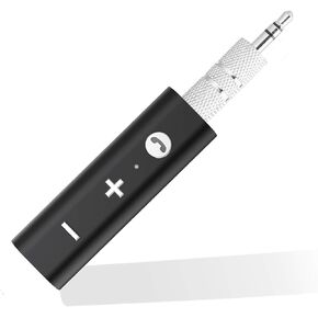 Mini Wireless Bluetooth Receiver, Bluetooth 5.0 Car Adapter & Bluetooth Aux Receiver with Clips Design 3.5mm Stereo Output for Home Audio/Car Audio Stereo System, Headphones, Handsfree Calls in Kuwait
