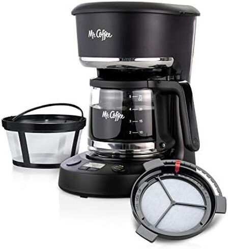 Mr. Coffee® 5-Cup Mini Brew Switch Coffee Maker, Black in Saudi Arabia