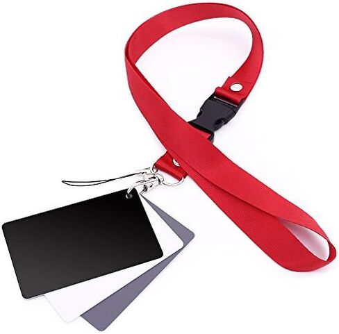 Anwenk 12x12 Inch (30x30cm) Grey Card White Balance Card for Photography 18% Exposure Gray Reflectance Reflector Foldable Focus Board Double Sided with Carry Pouch in Saudi Arabia