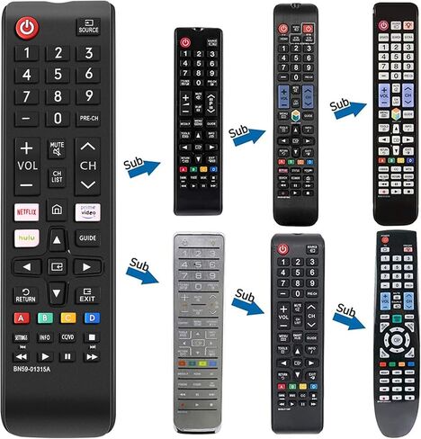 Newest Universal Remote Control for All Samsung TV Remote Compatible All Samsung LCD LED HDTV 3D Smart TVs Models in Kuwait