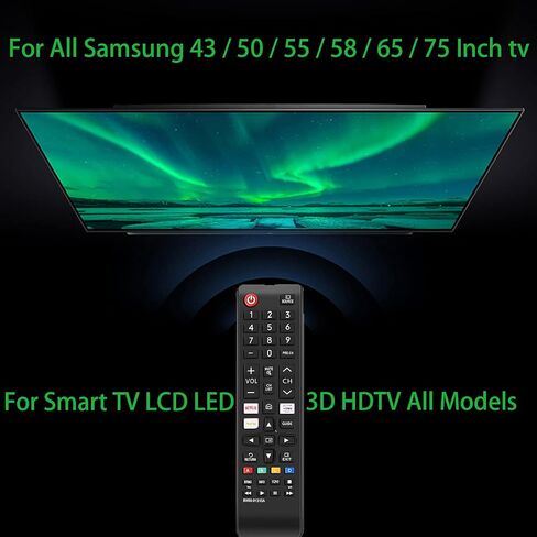 Newest Universal Remote Control for All Samsung TV Remote Compatible All Samsung LCD LED HDTV 3D Smart TVs Models in Kuwait