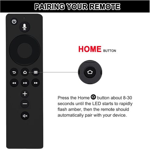 Replacement Voice Remote Control (2nd GEN) L5B83H with Power and Volume Control fit for Amazon 2nd Gen TV Cube and Amazon TV Stick,1st Gen Amazon TV Cube, Amazon Stick 4K, and 3rd Gen Amazon TV in Saudi Arabia