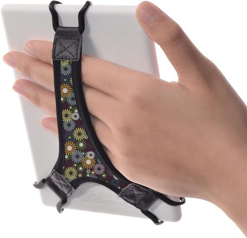 TFY Security Hand Strap Holder for 6" E-Readers Secure Grip 6" Black in Kuwait
