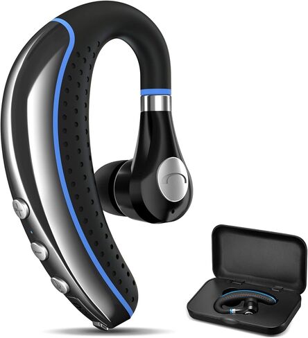 FIMITECH Bluetooth Headset, Wireless Earpiece V5.0 Bluetooth Earpiece Ultralight Hands Free for Business/Office/Driving/Sporting in Saudi Arabia