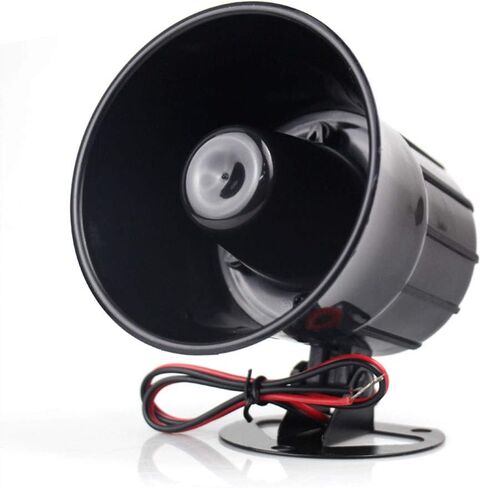 E-outstanding Security DC12V 15W منبه صفارة الإنذار بقرن صفارة إنذار سلكي عالي الصوت لجهاز الإنذار in Saudi Arabia