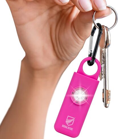 Original Defense® Siren Self-Defense Alarm - 130 dB Keychain Alarm with LED Strobe Light for Women, Children, and Elderly - Police Recommended - (Mint, 1 Count) in Saudi Arabia