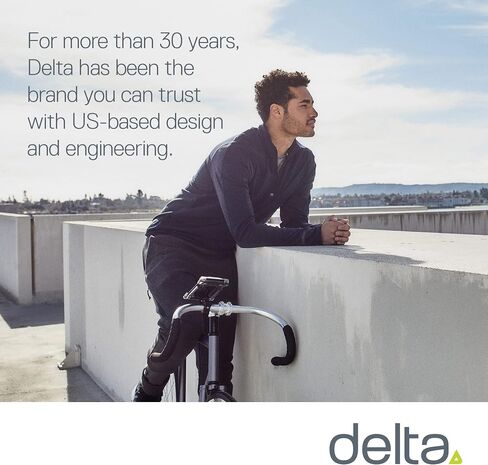 Bicycle Phone Mount by Delta Cycle - Lockable Bike Phone Mount Handlebar Adjusts to Any Size Bar - Fits Any Phone Or iPhone Up to 3.5" x 7.8" - Easily Accessible Bike Phone Holder in Saudi Arabia