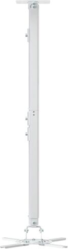 suptek Black Projector Ceiling Mount Bracket Fits Flat or Sloped Ceiling Height Adjustable with Extendable Length for LCD/DLP Projector Mount (PR05B) in Kuwait