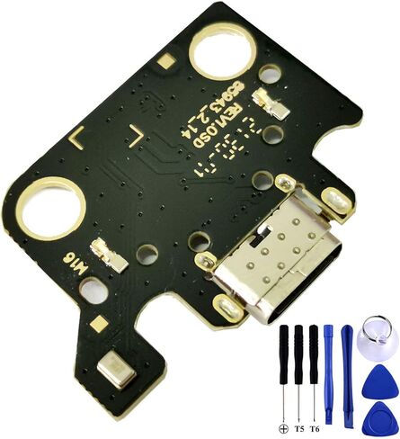 كيبل مرن بمنفذ شحن USB T500 من تاب ايه 7 10.4 انش T505 بمنفذ USB نوع سي، موصل مرن لجهاز سامسونج جالكسي تاب A7 10.4 منفذ SM-T500 SM-T505 SM-T505N in Kuwait