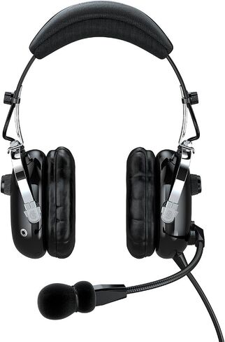 Faro G2 ANR (Active Noise Reduction) Premium Pilot Aviation Headset with Mp3 Input - Black in Saudi Arabia