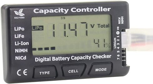 SoloGood RC Cellmeter 7 Digital Battery Capacity Checker Lipo Battery Tester RC Battery Voltage Tester for LiPo/Li-ion/Nicd/NiMH Battery in Kuwait