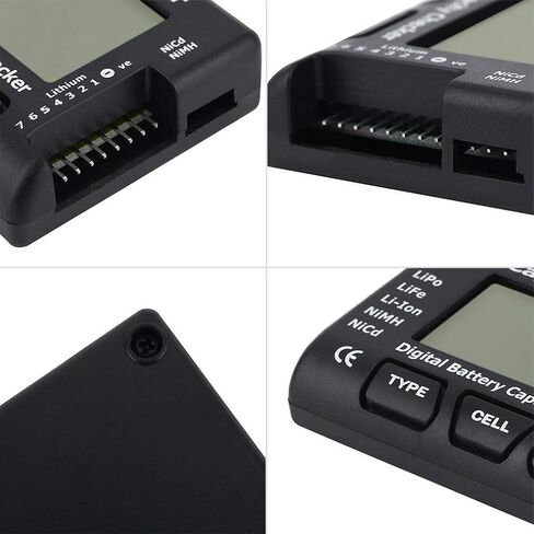 SoloGood RC Cellmeter 7 Digital Battery Capacity Checker Lipo Battery Tester RC Battery Voltage Tester for LiPo/Li-ion/Nicd/NiMH Battery in Kuwait