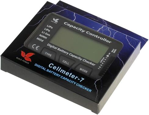 SoloGood RC Cellmeter 7 Digital Battery Capacity Checker Lipo Battery Tester RC Battery Voltage Tester for LiPo/Li-ion/Nicd/NiMH Battery in Kuwait