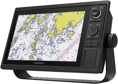 Garmin GPSMAP 1242xsv، مجموعة جهاز رسم الخرائط/السونار مقاس 12 بوصة، تتضمن محول طاقة وشاشة ملونة وواجهة لوحة مفاتيح ومقبض تحكم متعدد الوظائف in Saudi Arabia