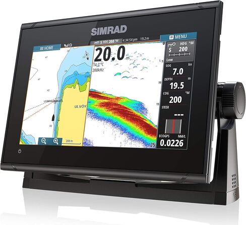 Simrad GO9 XSE - 9-inch Chartplotter (No Transducer) with C-MAP Discover Chart Card,Black,000-13210-002 in Saudi Arabia