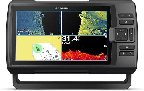 Garmin 010-02550-00 Striker Vivid 4cv, Easy-to-Use 4-inch Color Fishfinder and Sonar Transducer, Vivid Scanning Color Palettes in Saudi Arabia