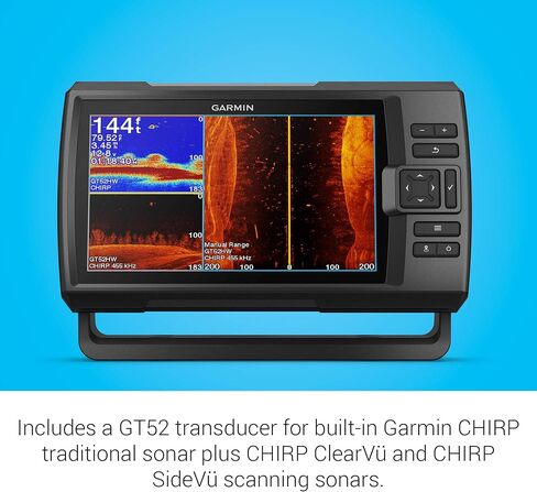 Garmin 010-02550-00 Striker Vivid 4cv, Easy-to-Use 4-inch Color Fishfinder and Sonar Transducer, Vivid Scanning Color Palettes in Saudi Arabia