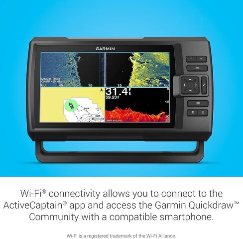 Garmin 010-02550-00 Striker Vivid 4cv, Easy-to-Use 4-inch Color Fishfinder and Sonar Transducer, Vivid Scanning Color Palettes in Saudi Arabia