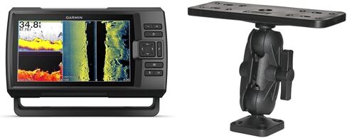Garmin 010-02550-00 Striker Vivid 4cv, Easy-to-Use 4-inch Color Fishfinder and Sonar Transducer, Vivid Scanning Color Palettes in Saudi Arabia