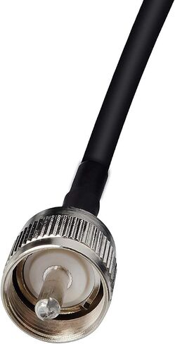 UAYESOK VHF Marine Antenna 159V Stubby Boat Antenna PL259 Connector W/16.4ft RG-58 coaxial Cable, L-Mount Bracket in Saudi Arabia