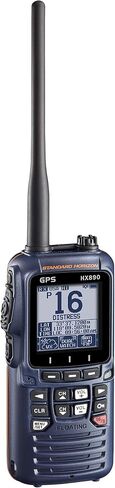 Standard Horizon HX890 محمول باليد VHF أزرق داكن - عائم 6 وات فئة H DSC راديو ثنائي الاتجاه in Saudi Arabia