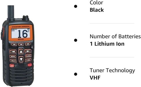 Standard Horizon HX210 HX210 6W Compact Floating Marine Handheld Vhf in Saudi Arabia