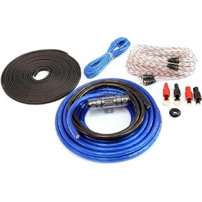 KnuKonceptz Bassik 4 Gauge Complete Amplifier Installation Amp Wiring Kit with RCA in Kuwait