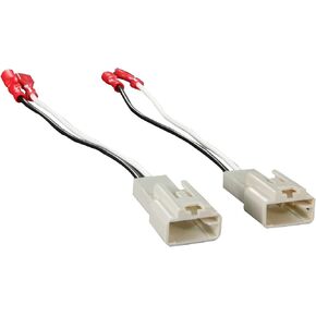 Metra Speaker Harnesses - 72-8104 Fits Select Honda/Hyundai/Isuzu/Lexus/Mitsubishi/Pontiac/Scion/Subaru/Toyota Vehicles 1988-2025 | Plug in wire adapter for factory audio connectors, also compatible with Subaru Hyundai Mitsubishi Pontiac Isuzu, no splicin in Saudi Arabia