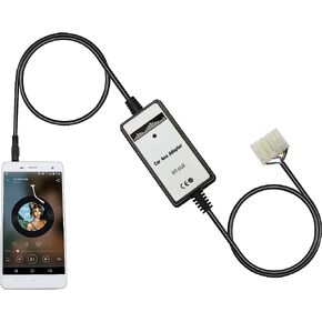 Car Audio CD to AUX Adapter for Honda Accord 2003-2012, Plug & Play | Compatible with Civic 2006-2011, CR-V 2005-2011, Odyssey 2005-2010, Acura TSX 2004-2011, and more. AUX input for car stereo. in Saudi Arabia