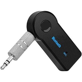 Bluetooth Receiver 5.0 Wireless Audio Receiver, 3.5mm Jack AUX car Audio/Wired Headset/Home Stereo System Compatible, can be Connected to Smartphone/Tablet Bluetooth, Hands-Free Compatible Microphone in Saudi Arabia