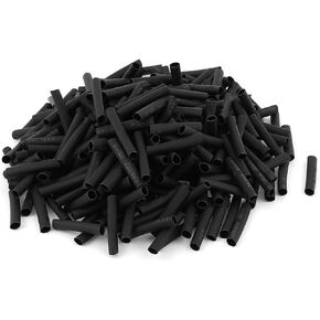 uxcell Wire Wrap Sleeve 4mm Dia 30mm Long Heat Shrink Tubing 320pcs Black in Saudi Arabia
