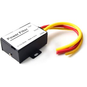 Car Power Filter EMI Noise Ground Loop Isolator Suppressor for Auto Stereo Audio Radio Stereos Amplifier Amp Speaker Equalizer Subwoofer 12V in Saudi Arabia