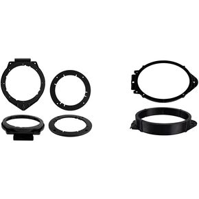 Metra 82-3006 6" to 6-3/4" Speaker Adapter for GM Multi 05-Up, Black, 8.75in. x 7.25in. x 2.00in. | Car stereo upgrade mounting plates, factory opening install, spacer ring brackets, coaxial or component ready, bolt-in design in Saudi Arabia