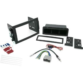 SCOSCHE Install Centric ICCR5BN Complete Basic Installation Solution for Installing an Aftermarket Stereo Compatible with Select 2004-09 Chrysler, Dodge & Jeep Vehicles with Navigation Black