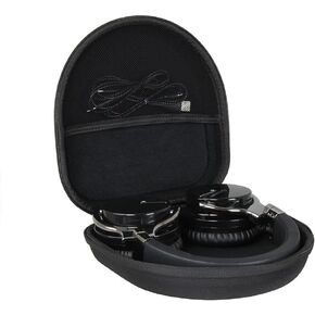 Hermitshell Hard Travel Case for Silensys E7 / PurelySound E7 / MOVSSOU E7 / COWIN E7 / Tapela E7 / Audonia E7 Active Noise Cancelling Bluetooth Headphones （Black）