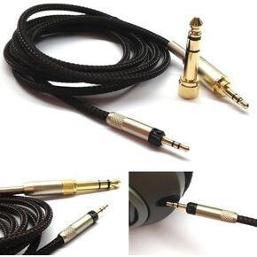 كابل ترقية بديل NewFantasia لسماعات الرأس Audio Technica ATH-M50x، ATH-M40x، ATH-M70x 1.2 متر/4 أقدام in Kuwait