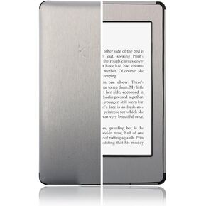 Skinomi Brushed Aluminum Full Body Skin Compatible with Amazon Kindle Paperwhite (WiFi, 3G)(Full Coverage) TechSkin with Anti-Bubble Clear Film Screen Protector in Saudi Arabia