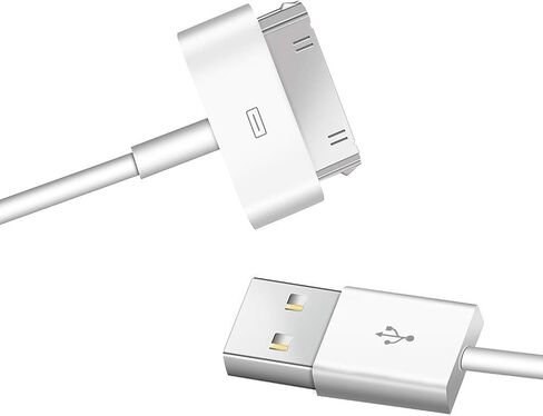[Apple MFi Certified] 30-Pin to USB Cable for iPhone 4 Charging and Sync Data Connector Support for iPhone 4 4s, iPhone 3G 3GS, iPad 3 2 1,iPod Classic iPod Touch iPod Nano in Saudi Arabia