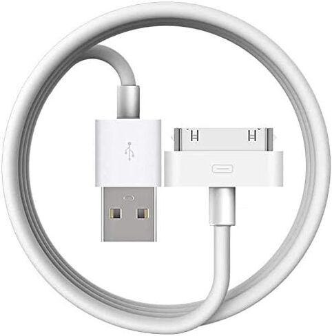 [Apple MFi Certified] 30-Pin to USB Cable for iPhone 4 Charging and Sync Data Connector Support for iPhone 4 4s, iPhone 3G 3GS, iPad 3 2 1,iPod Classic iPod Touch iPod Nano in Saudi Arabia