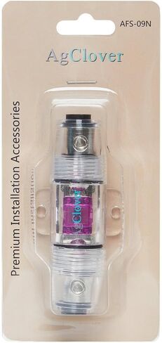 Fuse Holder, AgClover Premium 4/8 Gauge Fuse Holder Inline Waterproof Solid Brass Car Audio Fuse Holders 4/8 AWG Out with Reducer for Alarm Amplifier Compressors in Saudi Arabia